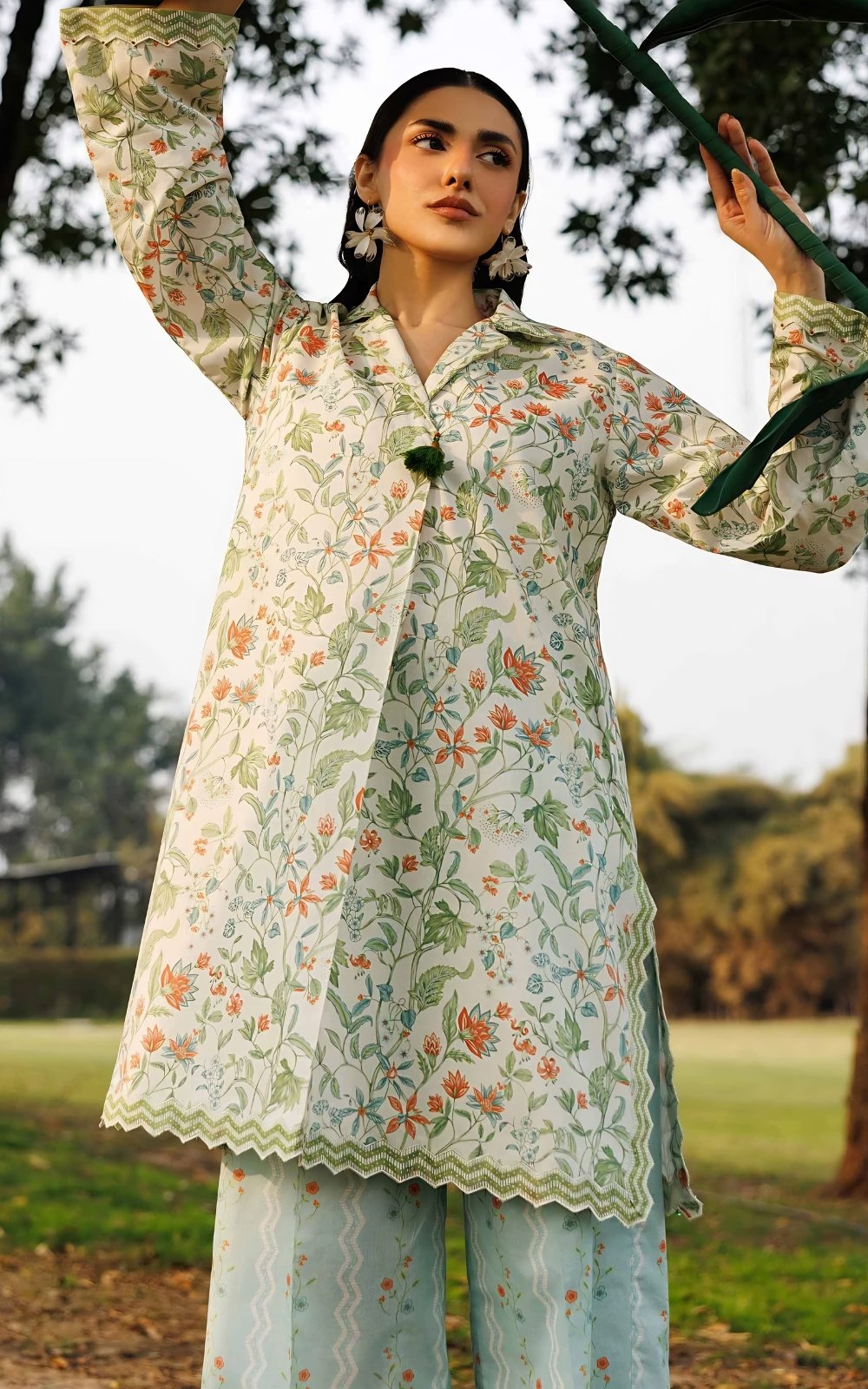2 Piece - Printed Suit