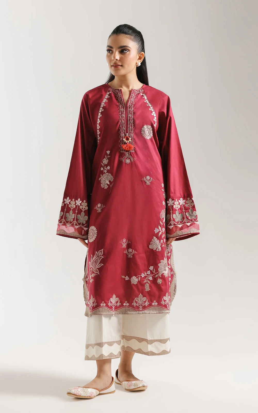 Embroidered Suit 2 Piece
