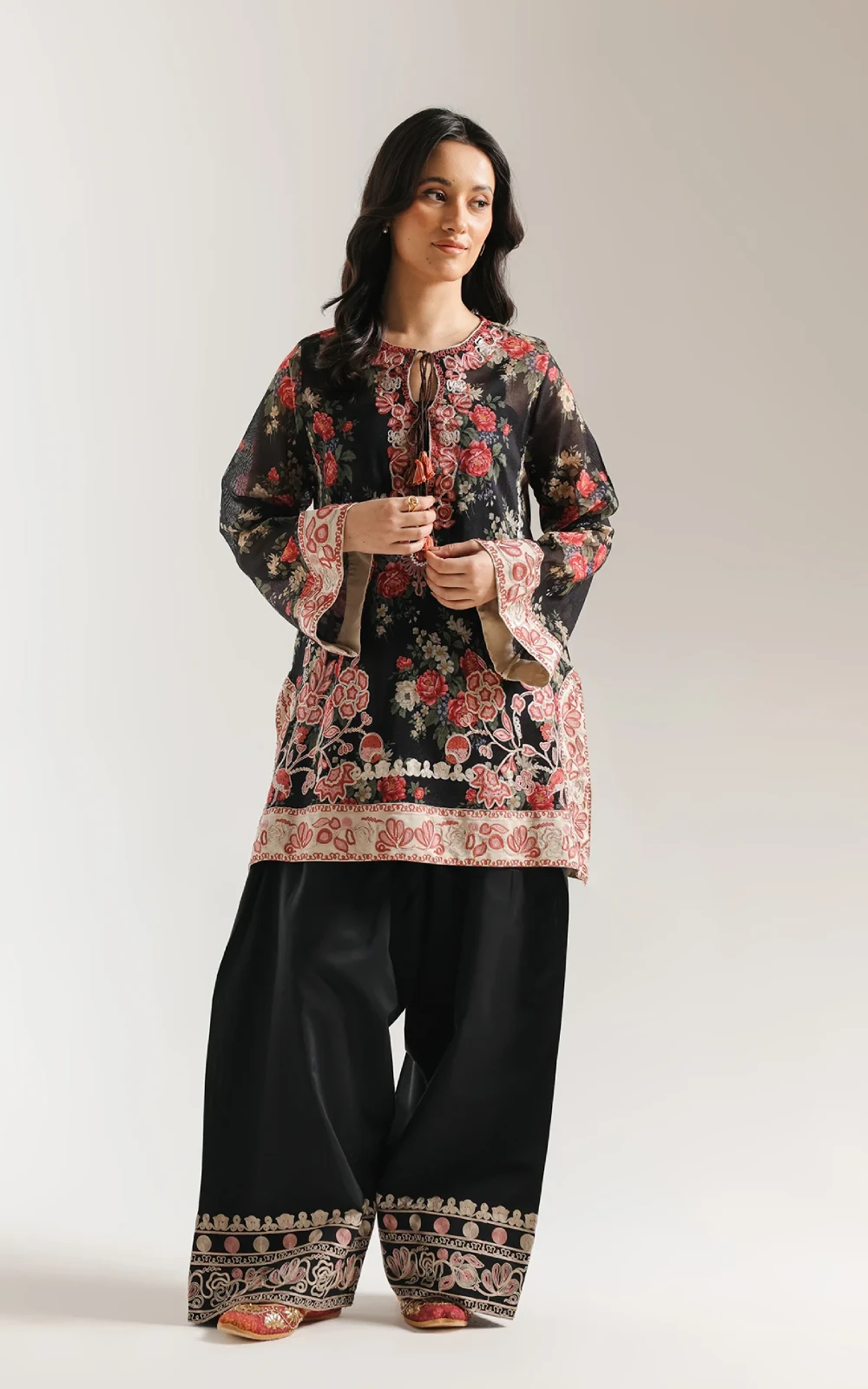 Embroidered Suit 2 Piece