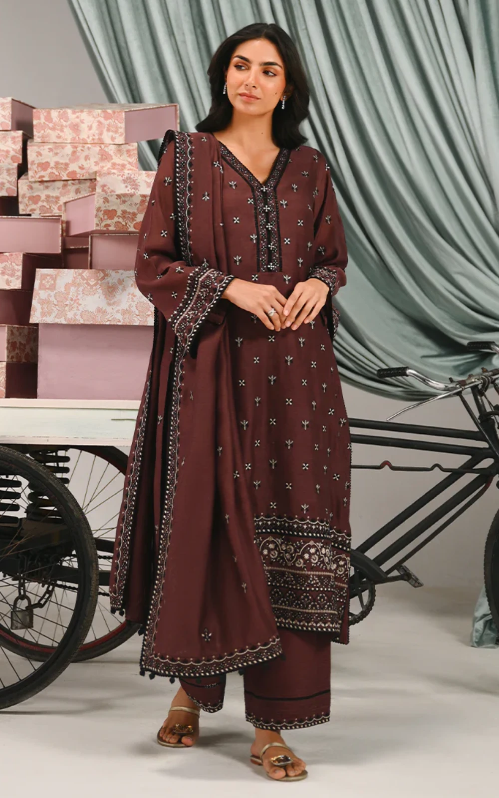 Koyal 4 Piece - Unstitched