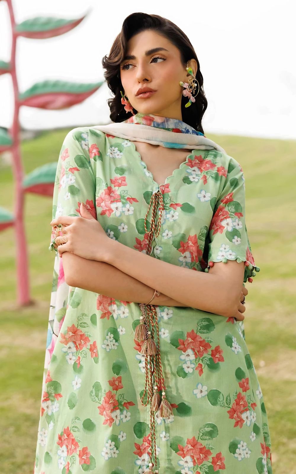 3 Piece - Digital Printed Suit