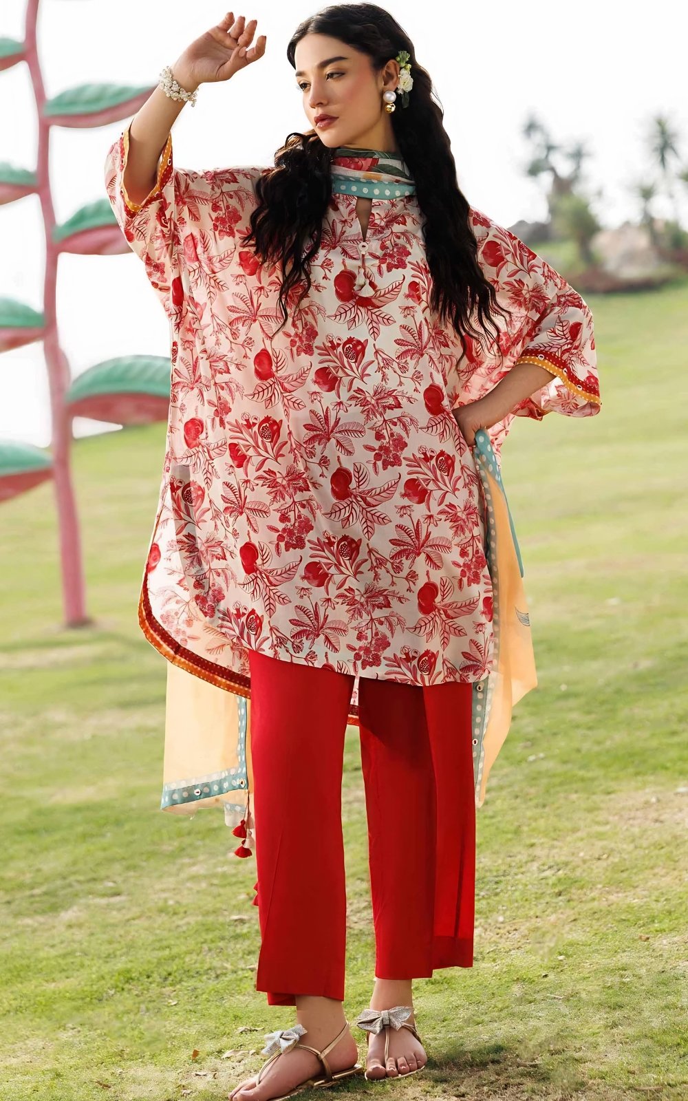 3 Piece - Digital Printed Suit