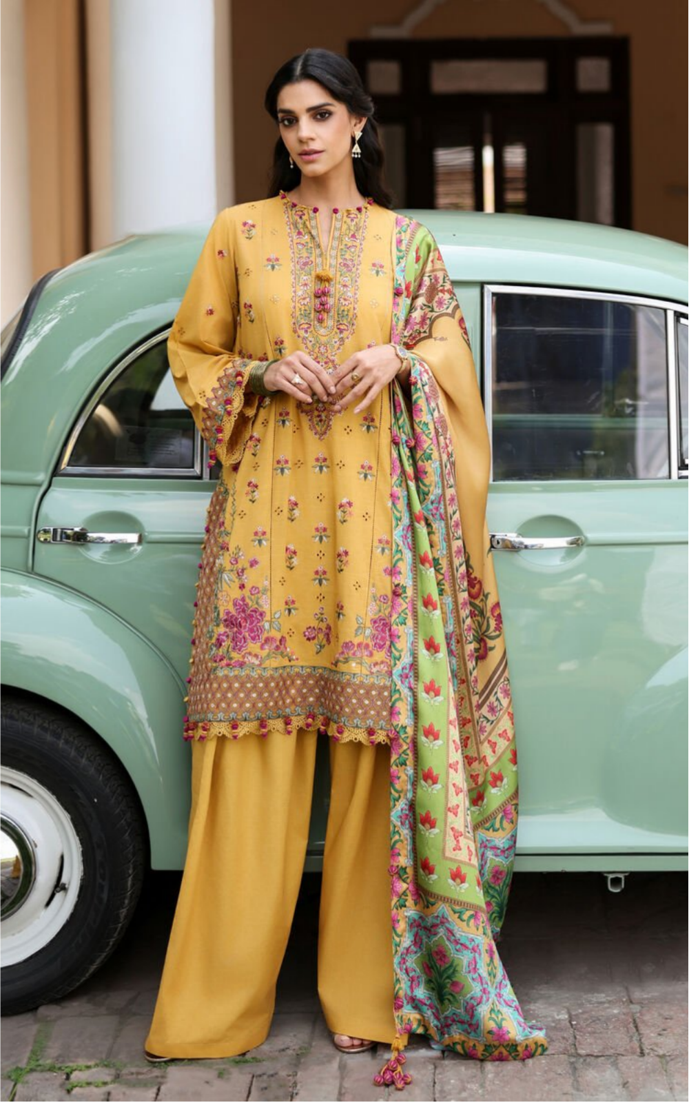 3 Piece - Embroidered Lawn Suit
