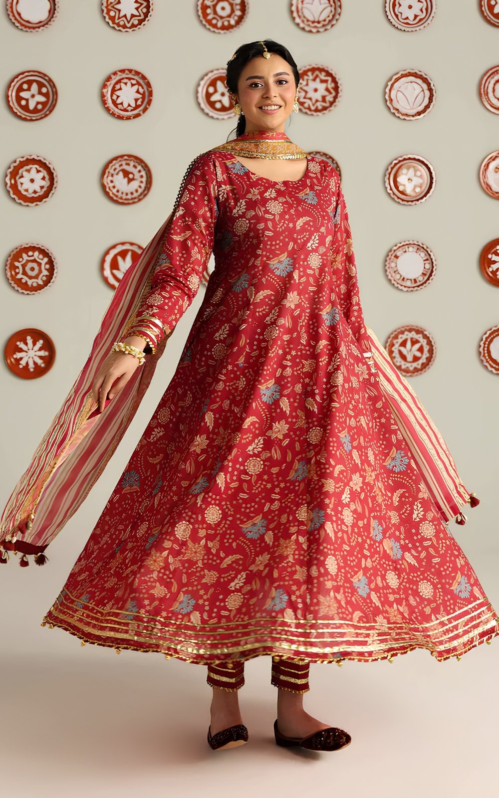 3 Piece - Printed Suit