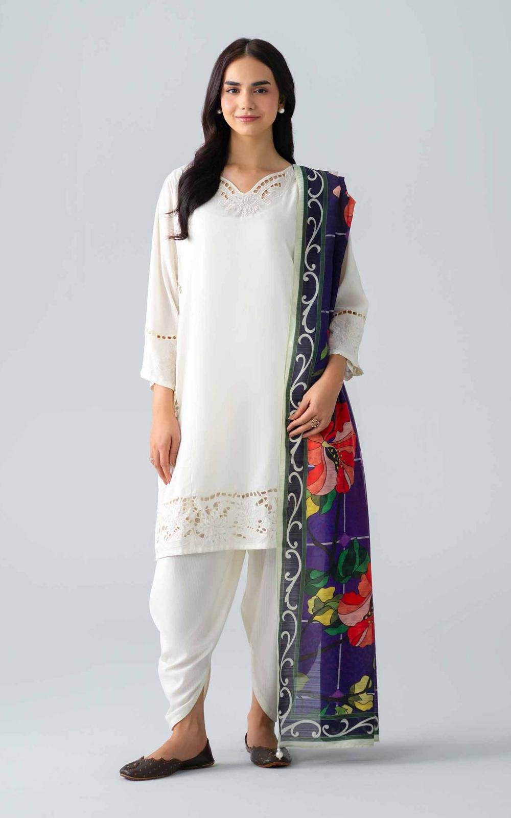 3 Piece - Embroidered Suit